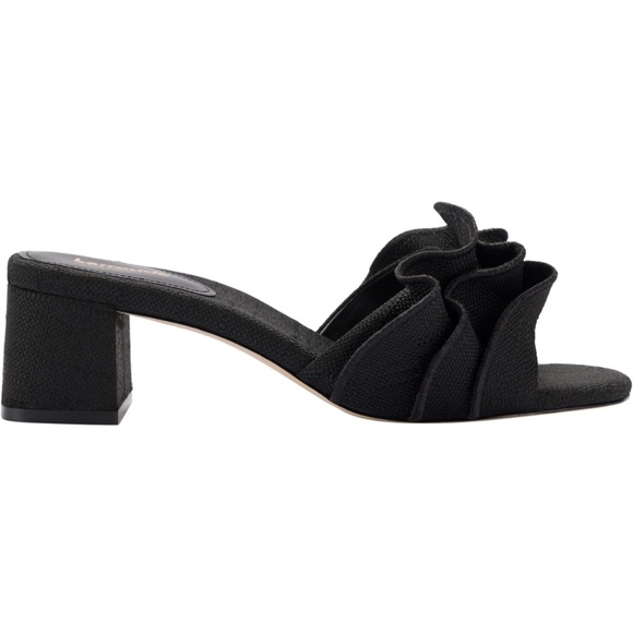 Larroude Brigitte Sandals - Size 7 Black - Picture 2 of 7